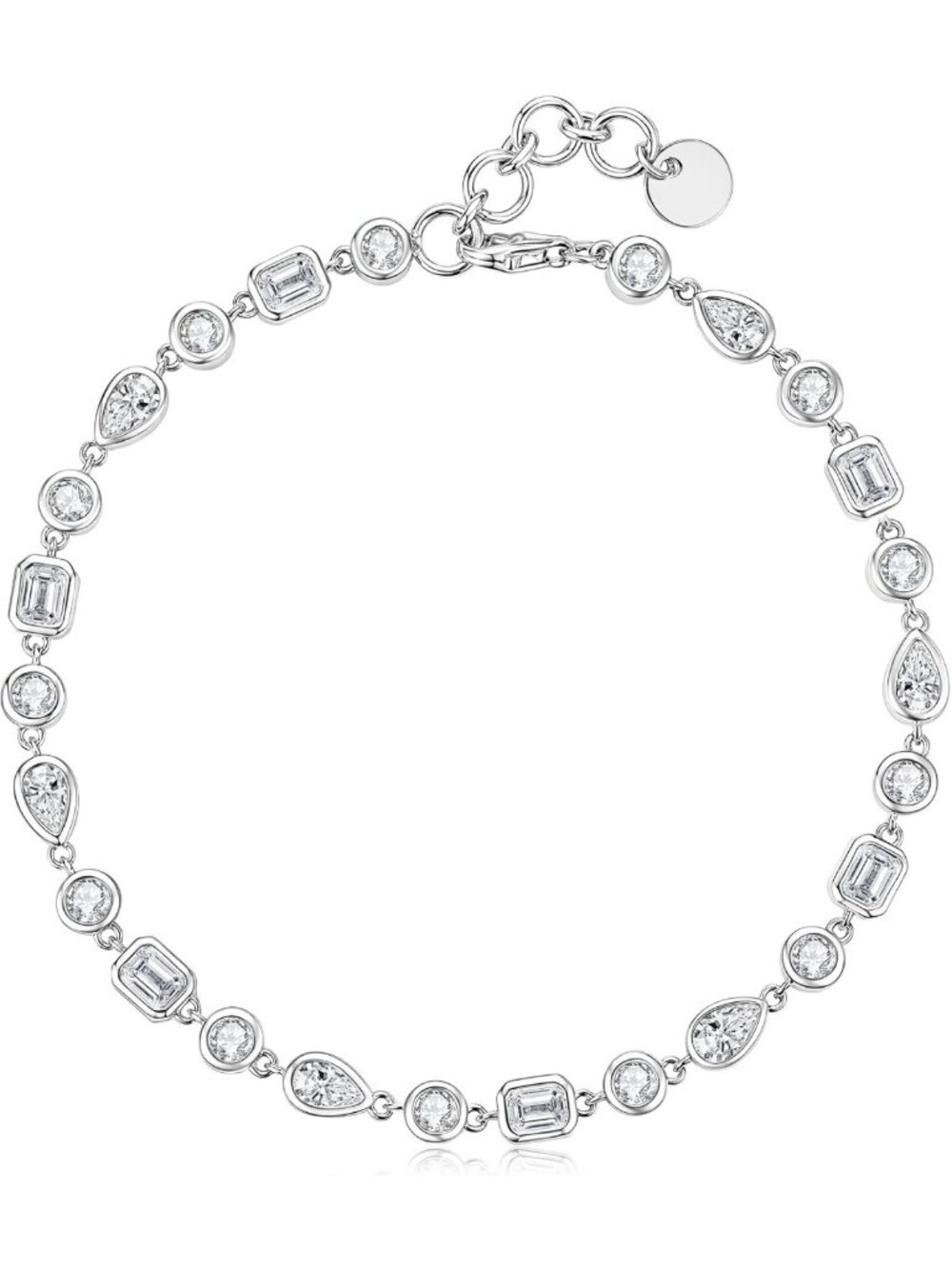 Stunning Moissanite Tennis Bracelet for Women - Elegant Sparkle & Shine